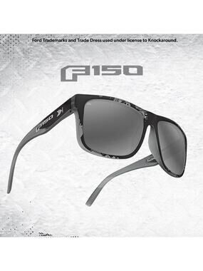 Knockaround Torrey Pines Frosted Splatter Ford F-150 Polarized Sunglasses 58-18